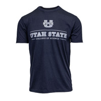 Utah State U-State College of Science Navy Short-Sleeve T-Shirt